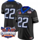Doug Martin Jersey #22 Boise State Broncos Back To Back Champions Black