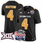 Cam Skattebo Jersey #4 Arizona State Sun Devils 2025 Peach Bowl Black