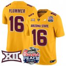 Jake Plummer Jersey #16 Arizona State Sun Devils 2025 Peach Bowl Gold