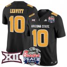 Sam Leavitt Jersey #10 Arizona State Sun Devils 2025 Peach Bowl Black