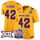 Pat Tillman Jersey #42 Arizona State Sun Devils 2025 Peach Bowl Gold