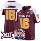 Jake Plummer Jersey #16 Arizona State Sun Devils 2025 Peach Bowl Maroon Alternate