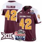 Pat Tillman Jersey #42 Arizona State Sun Devils 2025 Peach Bowl Maroon Alternate