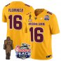 Jake Plummer Jersey #16 Arizona State Peach Bowl Patch Football V2 Gold