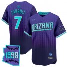 Corbin Carroll Jersey #7 Arizona Diamondbacks 2025 City Connect Vapor Premier Limited Stitched