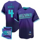 Ketel Marte Jersey #4 Arizona Diamondbacks 2025 City Connect Vapor Premier Limited Stitched