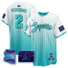Geraldo Perdomo Jersey #2 Arizona Diamondbacks Serpientes City Connect Stitched White
