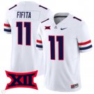 Noah Fifata Jersey #11 Arizona Wildcats Vapor Limited Football White 2025