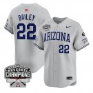 Smith Bailey Jersey #22 Arizona Wildcats 2025 Big 12 Champions Vapor Premier Limited Stitched