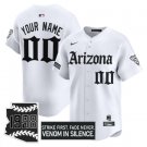 Custom Arizona Diamondbacks Jersey Gothic Desert Fang Edition Stitched White