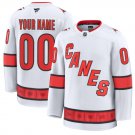 Custom Carolina Hurricanes Jersey Name and Number Premium All Stitched White