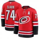 Jaccob Slavin Jersey #74 Carolina Hurricanes Premium All Stitched Red