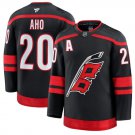 Sebastian Aho Jersey #20 Carolina Hurricanes Premium All Stitched Black