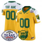 Custom Baylor Bears Jersey 2024 Texas Bowl Patch Football Stitched Gold Alternate