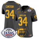 Josh Cameron Jersey #34 Baylor Bears 2024 Texas Bowl Football Stitched Black