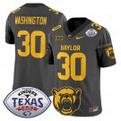 Bryson Washington Jersey #30 Baylor Bears 2024 Texas Bowl Football Stitched Black