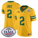 Matt Jones Jersey #2 Baylor Bears 2024 Texas Bowl Football Stitched Gold