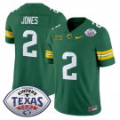 Matt Jones Jersey #2 Baylor Bears 2024 Texas Bowl Football Stitched Green