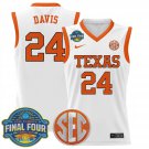 Clarissa Davis Jersey #35 Texas Longhorns 2025 Sec Final Four Patch White