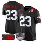 Dante Dowdell Jersey #23 Nebraska Cornhuskers 2025 Pinstripe Bowl Black