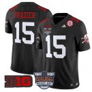 Tommie Frazier Jersey #15 Nebraska Cornhuskers 2025 Pinstripe Bowl Black