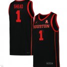 Jamal Shead Jersey #1 Houston Cougars College Basketball Stiched Black