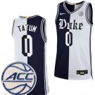 Jayson Tatum Jersey #0 Duke Blue Devils College Basketball Stiched Navy White