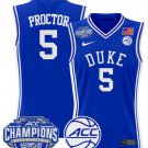 Tyrese Proctor Jersey #5 Duke Blue Devils 2025 ACC Champions Stitched Royal