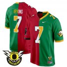 Bucky Irving Jersey #7 Oregon Ducks Split Game College Football All Stitched