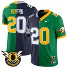 Mel Renfro Jersey #20 Oregon Ducks Split Vapor Limited Football Stitched