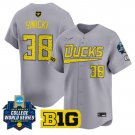 Paige Sinicki Jersey #38 Oregon Ducks Softball 2025 World Series Stitched Gray