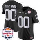 Custom Penn State Nittany Lions Jersey 2024 Fiesta Bowl Patch Vapor Black