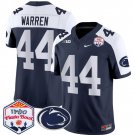 Tyler Warren Jersey #44 Penn State 2024 Fiesta Bowl Patch Navy Alternate