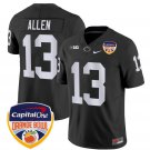 Kaytron Allen Jersey #13 Penn State Orange Bowl Patch Stitched Black
