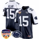 Drew Allar Jersey #15 Custom Penn State Orange Bowl Patch Football Navy Alternate