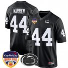 Tyler Warren Jersey #44 Custom Penn State Orange Bowl Patch Black