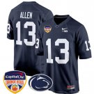Kaytron Allen Jersey #13 Custom Penn State Orange Bowl Patch Navy