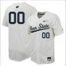Custom Penn State Nittany Lions Baseball White Jersey All Stitched