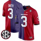 Roquan Smith Jersey #3 Georgia Bulldogs Split Football Game All Stitched