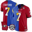 Matthew Stafford Jersey #7 Georgia Bulldogs Split Vapor Football Stitched