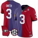 Roquan Smith Jersey #3 Georgia Bulldogs Split Vapor Limited Football Stiched