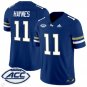 Jamal Haynes Jersey #11 Georgia Tech Yellow Jackets Vapor Limited Football Navy Alternate