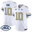Haynes King Jersey #10 Georgia Tech Yellow Jackets Vapor Limited Football White