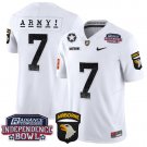 Bastogne Jersey #7 Army Black Knights Independence Bowl Patch White Football