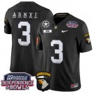 Rotm Jersey #3 Army Black Knights Independence Bowl Patch Black