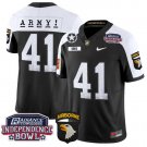Glenn Davis Jersey #41 Army Black Knights Independence Bowl Patch Black Alternate