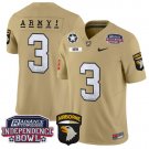 Rotm Jersey #3 Army Black Knights Independence Bowl Patch Tan