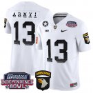 Bryson Daily Jersey #13 Army Black Knights Independence Bowl Patch White