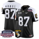 Casey Reynolds Jersey #87 Army Black Knights Independence Bowl Patch Black Alternate