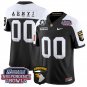 Custom Army Black Knights Jersey Independence Bowl Patch 2024 Vapor Black Alternate
